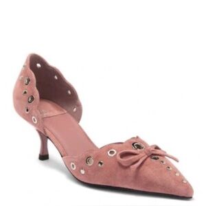 BRAND NEW Jeffrey Campbell Pretty In Suede Kitten Heels